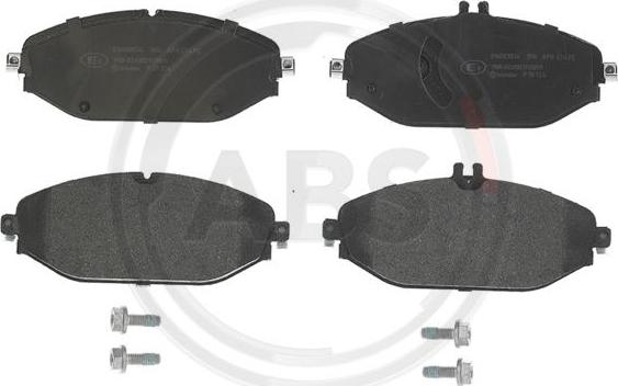 A.B.S. P50124 - Brake Pad Set, disc brake car-mod.net