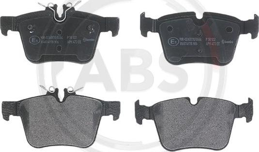 A.B.S. P50122 - Brake Pad Set, disc brake car-mod.net