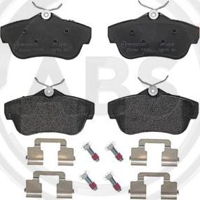 A.B.S. P61095 - Brake Pad Set, disc brake car-mod.net