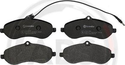 A.B.S. P61096 - Brake Pad Set, disc brake car-mod.net
