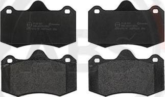 A.B.S. P68051 - Brake Pad Set, disc brake car-mod.net