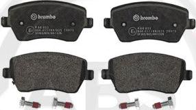 A.B.S. P68033 - Brake Pad Set, disc brake car-mod.net