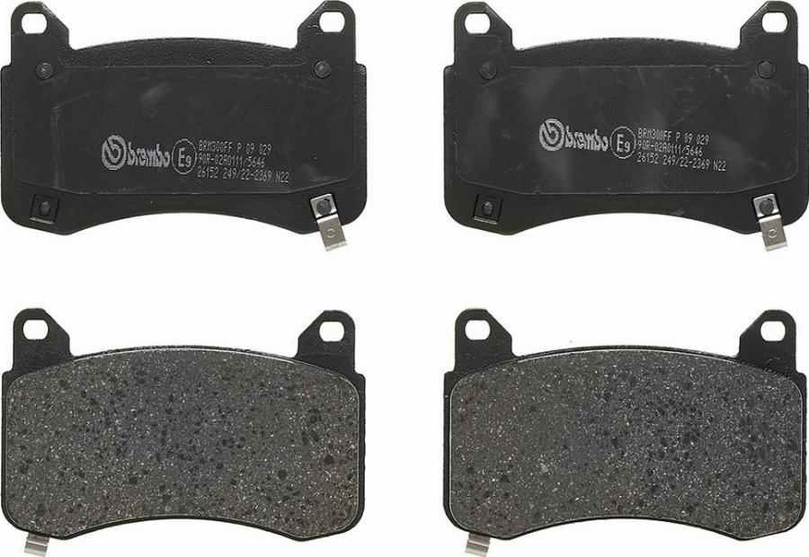 A.B.S. P 09 029 - Brake Pad Set, disc brake car-mod.net