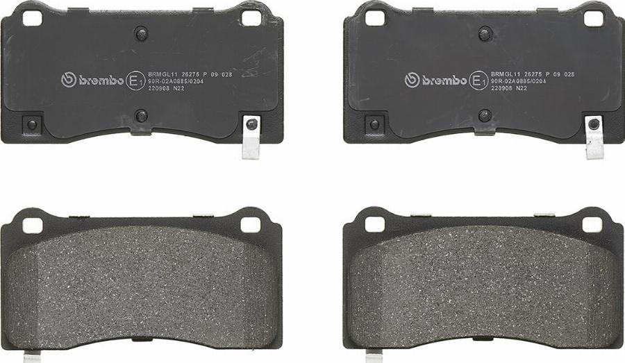 A.B.S. P 09 028 - Brake Pad Set, disc brake car-mod.net