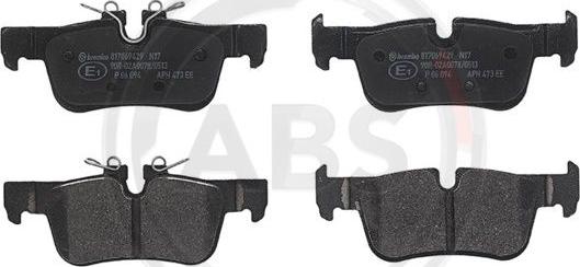 A.B.S. P06094 - Brake Pad Set, disc brake car-mod.net