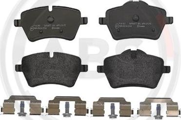 A.B.S. P06051 - Brake Pad Set, disc brake car-mod.net
