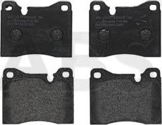 A.B.S. P06002 - Brake Pad Set, disc brake car-mod.net