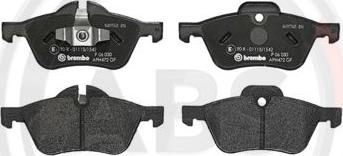 A.B.S. P06030 - Brake Pad Set, disc brake car-mod.net