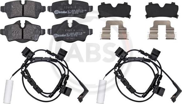 A.B.S. P06103 - Brake Pad Set, disc brake car-mod.net