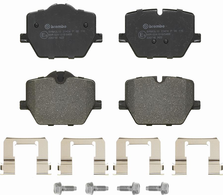 A.B.S. P 06 116 - Brake Pad Set, disc brake car-mod.net