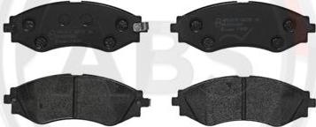 A.B.S. P10006 - Brake Pad Set, disc brake car-mod.net