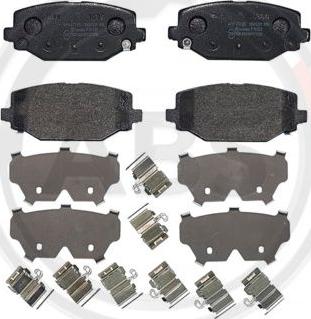 A.B.S. P11032 - Brake Pad Set, disc brake car-mod.net