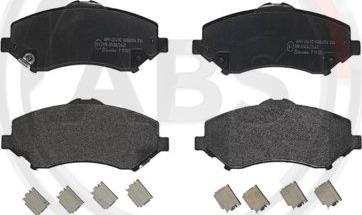 A.B.S. P11025 - Brake Pad Set, disc brake car-mod.net