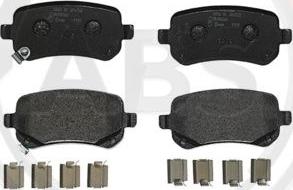 A.B.S. P11021 - Brake Pad Set, disc brake car-mod.net