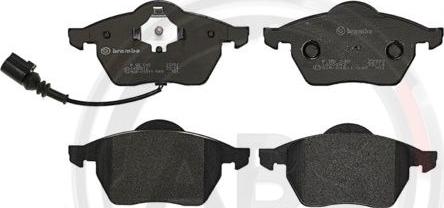 A.B.S. P85045 - Brake Pad Set, disc brake car-mod.net