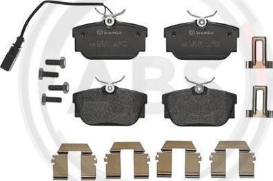A.B.S. P85046 - Brake Pad Set, disc brake car-mod.net