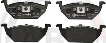 A.B.S. P85041 - Brake Pad Set, disc brake car-mod.net