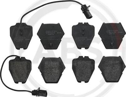 A.B.S. P85067 - Brake Pad Set, disc brake car-mod.net