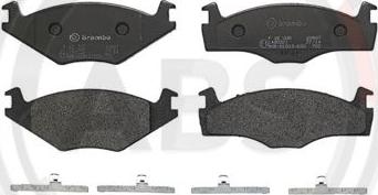 A.B.S. P85005 - Brake Pad Set, disc brake car-mod.net
