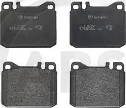 A.B.S. P85007 - Brake Pad Set, disc brake car-mod.net