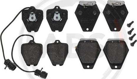 A.B.S. P85038 - Brake Pad Set, disc brake car-mod.net
