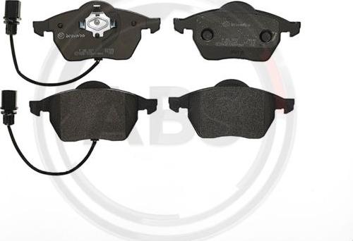 A.B.S. P85037 - Brake Pad Set, disc brake car-mod.net