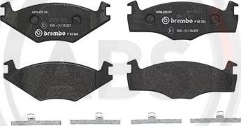 A.B.S. P85024 - Brake Pad Set, disc brake car-mod.net