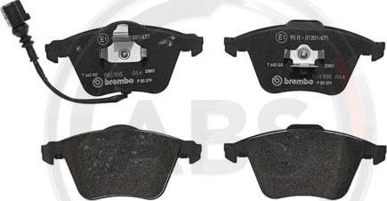 A.B.S. P85079 - Brake Pad Set, disc brake car-mod.net