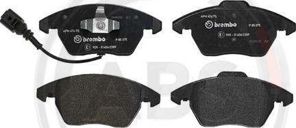 A.B.S. P85075 - Brake Pad Set, disc brake car-mod.net