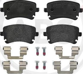 A.B.S. P85076 - Brake Pad Set, disc brake car-mod.net
