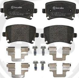 A.B.S. P85073 - Brake Pad Set, disc brake car-mod.net