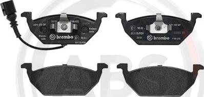 A.B.S. P85072 - Brake Pad Set, disc brake car-mod.net