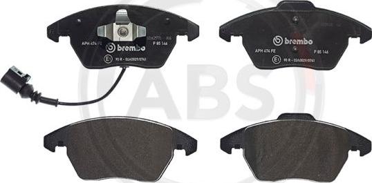 A.B.S. P85146 - Brake Pad Set, disc brake car-mod.net