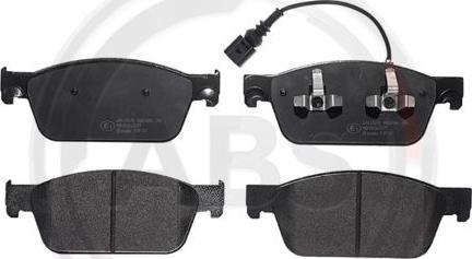A.B.S. P85141 - Brake Pad Set, disc brake car-mod.net