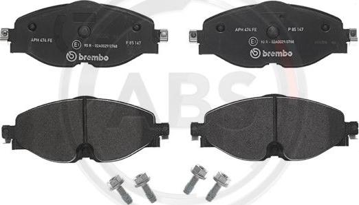 A.B.S. P85147 - Brake Pad Set, disc brake car-mod.net