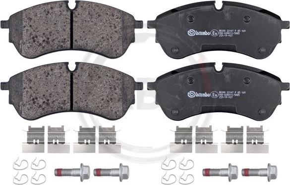 A.B.S. P85169 - Brake Pad Set, disc brake car-mod.net