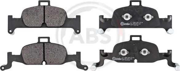 A.B.S. P85164 - Brake Pad Set, disc brake car-mod.net