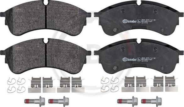 A.B.S. P85168 - Brake Pad Set, disc brake car-mod.net