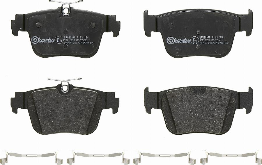 A.B.S. P 85 184 - Brake Pad Set, disc brake car-mod.net