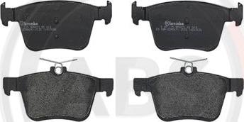 A.B.S. P85125 - Brake Pad Set, disc brake car-mod.net