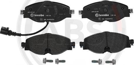 A.B.S. P85126 - Brake Pad Set, disc brake car-mod.net