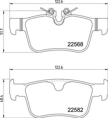 A.B.S. P86030 - Brake Pad Set, disc brake car-mod.net
