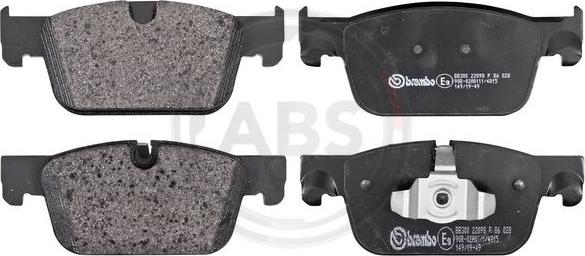 A.B.S. P86028 - Brake Pad Set, disc brake car-mod.net