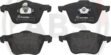 A.B.S. P86022 - Brake Pad Set, disc brake car-mod.net
