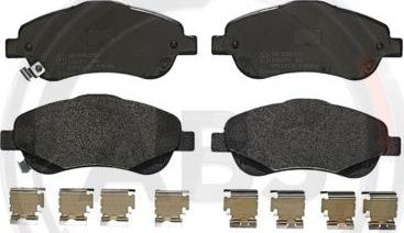 A.B.S. P83046 - Brake Pad Set, disc brake car-mod.net