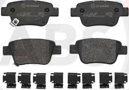 A.B.S. P83047 - Brake Pad Set, disc brake car-mod.net