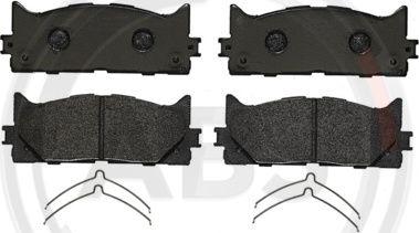 A.B.S. P83117 - Brake Pad Set, disc brake car-mod.net