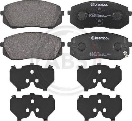 A.B.S. P30093 - Brake Pad Set, disc brake car-mod.net