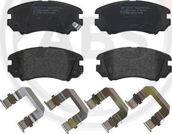A.B.S. P30043 - Brake Pad Set, disc brake car-mod.net