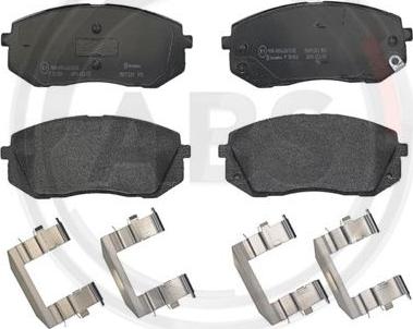 A.B.S. P30056 - Brake Pad Set, disc brake car-mod.net